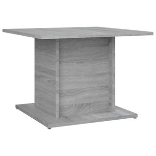 Table Basse Sonoma Gris 55,5x55,5x40 Cm Bois Contreplaqué