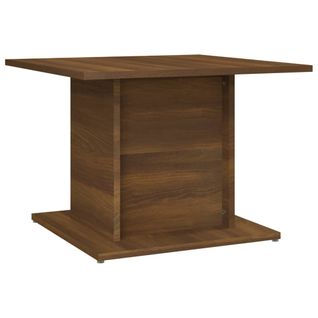 Table Basse Chêne Marron 55,5x55,5x40 Cm Bois Contreplaqué