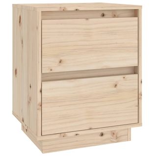 Table De Chevet 40x35x50 Cm Bois De Pin Solide