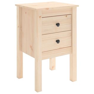 Table De Chevet 40x35x61,5 Cm Bois De Pin Massif
