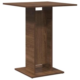 Table De Bistro Chêne Marron 60x60x75 Cm Bois Contreplaqué
