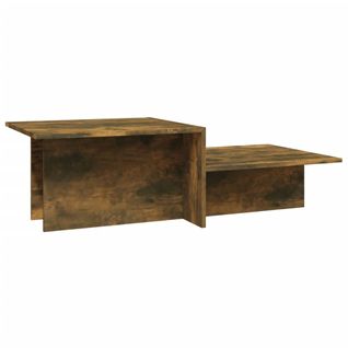 Table Basse Chêne Fumé 111,5x50x33 Cm Bois D'ingénierie