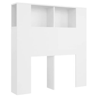 Armoire à Tête De Lit Blanc 100x18,5x102,5 Cm