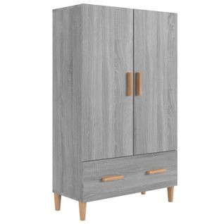 Buffet Sonoma Gris 70x31x115 Cm Bois Contreplaqué