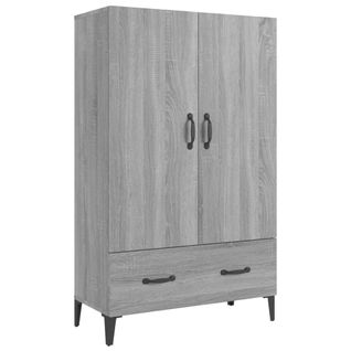Buffet Sonoma Gris 70x31x115 Cm Bois Contreplaqué