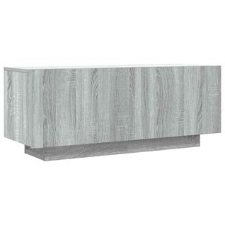 Meuble TV Sonoma Gris 100x35x40 Cm Bois Contreplaqué