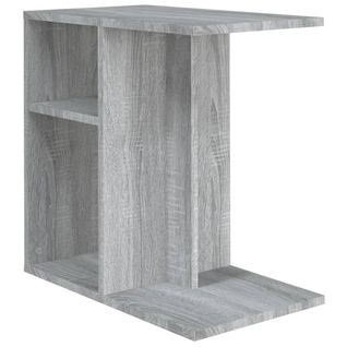 Table D'appoint Sonoma Gris 50x30x50 Cm Bois Contreplaqué