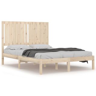Cadre De Lit Sans Matelas 120x200 Cm Bois De Pin Massif