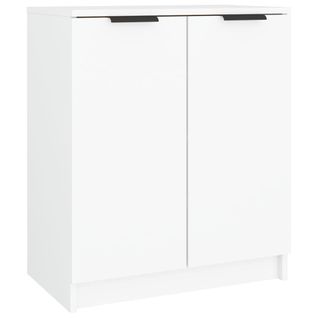 Armoire à Chaussures Blanc 59x35x70 Cm Bois Contreplaqué
