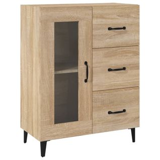 Buffet Chêne Sonoma 69,5x34x90 Cm Bois Contreplaqué