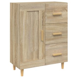 Buffet Chêne Sonoma 69,5x34x90 Cm Bois Contreplaqué