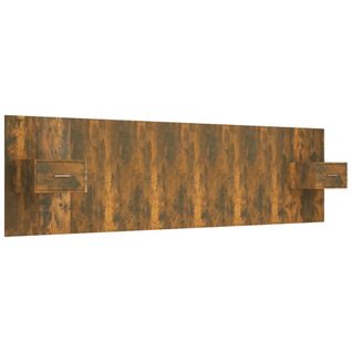 Tête De Lit Avec Armoires Chêne Fumé Bois Contreplaqué