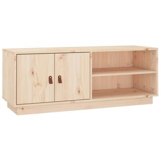 Meuble TV 105x34x40 Cm Bois De Pin Massif