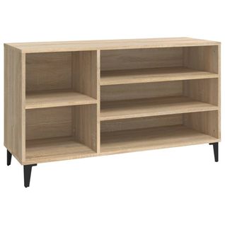 Armoire à Chaussures Chêne Sonoma 102x36x60cm Bois Contreplaqué