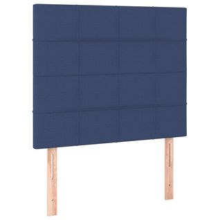 Têtes De Lit 2 PCs Bleu 80x5x78/88 Cm Tissu