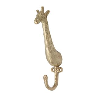 Patère En Laiton Recyclé Baby Girafe