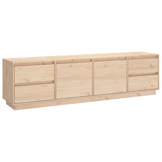 Meuble TV 176x37x47,5 Cm Bois De Pin Massif