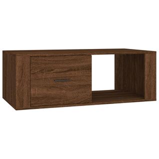 Table Basse Chêne Marron 100x50,5x35 Cm Bois D'ingénierie