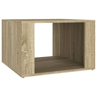 Table De Chevet Chêne Sonoma 57x55x36 Cm Bois Contreplaqué