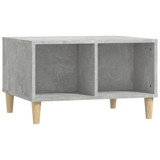 Table Basse Gris Béton 60x50x36,5 Cm Bois D'ingénierie