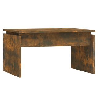 Table Basse Chêne Fumé 68x50x38 Cm Bois Contreplaqué