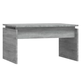Table Basse Sonoma Gris 68x50x38 Cm Bois Contreplaqué