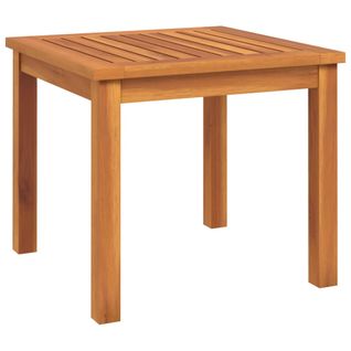 Table Basse 40x40x36 Cm Bois D'acacia Massif Bout De Canapé Table D'appoint Salon Intérieur