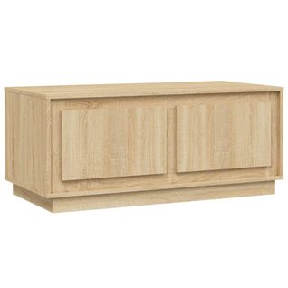 Table Basse Chêne Sonoma 102x50x44 Cm Bois Contreplaqué