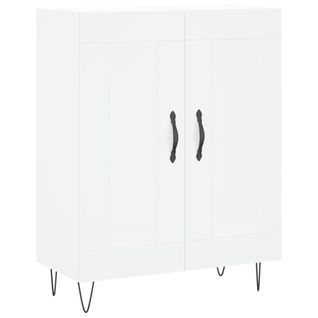 Buffet Blanc 69,5x34x90 Cm Bois Contreplaqué