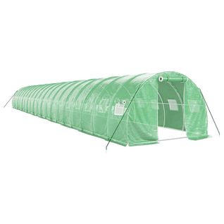 Serre Avec Cadre En Acier Vert 60 M² 20x3x2 M
