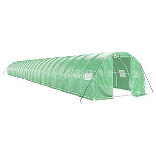 Serre Avec Cadre En Acier Vert 72 M² 24x3x2 M