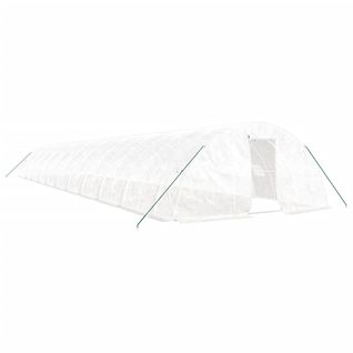Serre Avec Cadre En Acier Blanc 110 M² 22x5x2,3 M