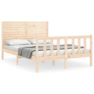 Cadre De Lit Sans Matelas 120x200 Cm Bois De Pin Massif