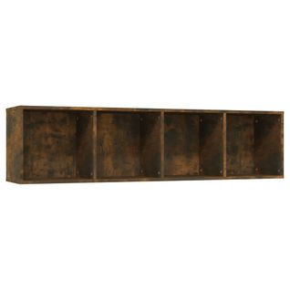 Bibliothèque Chêne Fumé 143x30x36cm Bois D'ingénierie