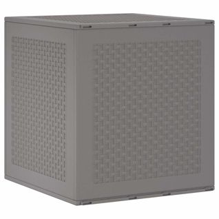 Boîte De Rangement De Jardin Gris Clair 55 X 53 X 57 Cm