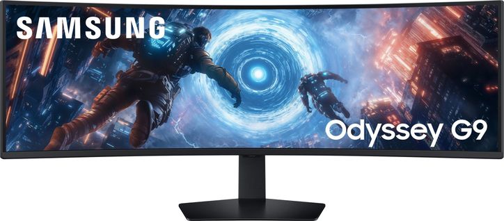Ecran PC Gamer Incurvé - 49'' - 5k Dual Qhd - 144hz - Dalle Va - 1ms - Ajustable En Hauteur - Odyss