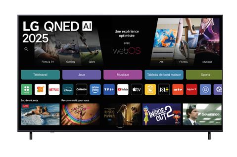 Téléviseur QNED AI 86'' 4K LG 217 cm 86QNED82A6B.AEU