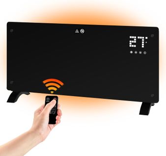 Chauffage électrique  2000w Radiateur Autonome Avec Télécommande Pour Chambres à Coucher