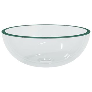 Lavabo Verre Trempé 30x12 Cm Transparent