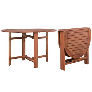 Table De Jardin 120x70x74 Cm Bois D'acacia Massif