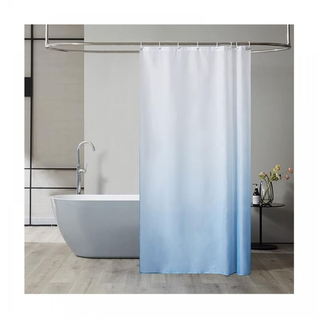 Rideau De Douche Pour Baignoire 200x200 Cm - Chic Dégradé Bleu Clair