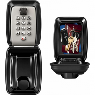 Boite à Clefs Securisee Exterieur, Grande Boitier à Cle Murale Avec Code 12 Chiffres Étanche