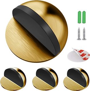 Arrêts De Portes, [lot De 4] Arrêts Et Butées De Porte En Acier Inoxydable Stop-porte Adhésif