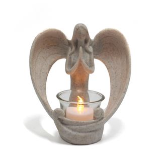 Angel Candlestick Statue Ornament, Creative Resin Decorations, Garden Farm Decorations, Desktop