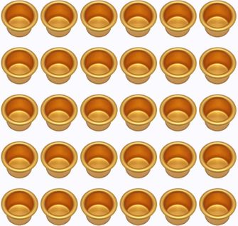 30 Pièces Mini Bougeoir(30pcs,doré),bougeoir En Métal,bougeoir En Métal Petit,support De Bougies