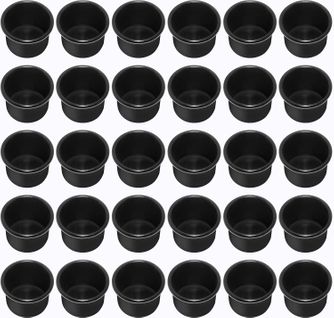 30 Pièces Mini Bougeoir(30pcs,noir),bougeoir En Métal,bougeoir En Métal Petit,support De Bougies