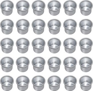 30 Pièces Mini Bougeoir(30pcs，argent),bougeoir En Métal,bougeoir En Métal Petit,support De Bougie