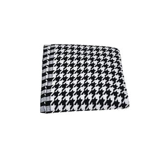 Plaid Doux Mille Oiseaux Noir Et Blanc - 110x130 Cm