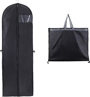 1pc Housse Robe De Mariée 60x180cm Housse Vetement Longue Fenêtre Visible De Demoiselle D'honneur