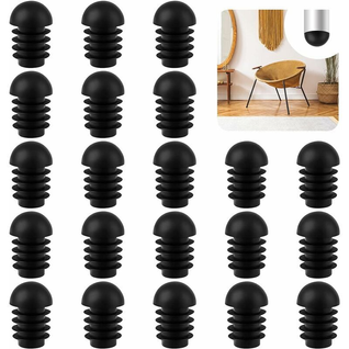 50 Embouts Ronds Pour Tube De Chaise, Protecteurs De Pieds De Chaise, Embouts D'entrée Ronds (19 Mm)